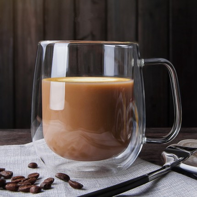 Lemon Tea Coffee - 80-650ml podwójna ściana szklany kubek odporny