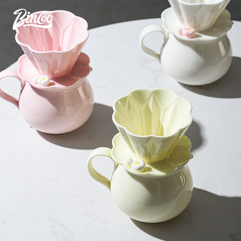 Coffee Tea Pots - Bincoo-ceramiczny ręczny czajniczek do parzenia z