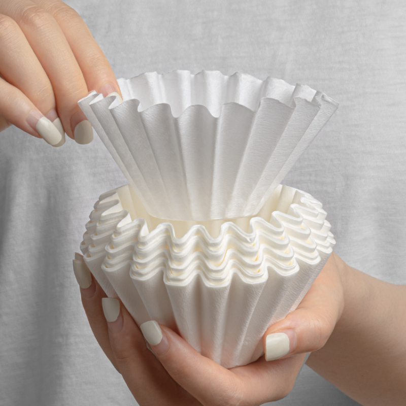 Coffee Tea Paper Cups - 50 sztuk papierowych filtrów do kawy