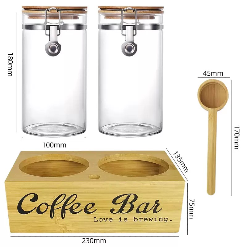 Coffee Tea Jars - Pojemniki na kawę 2 sztuki z