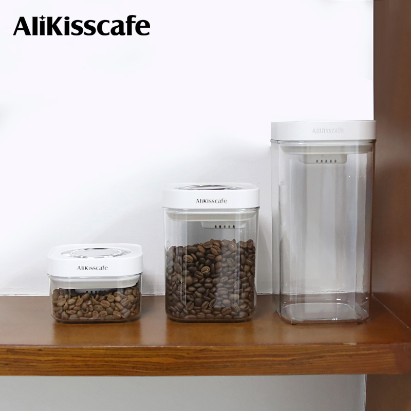 Coffee Tea Jars - AliKisscafe Pojemnik do przechowywania ziaren kawy