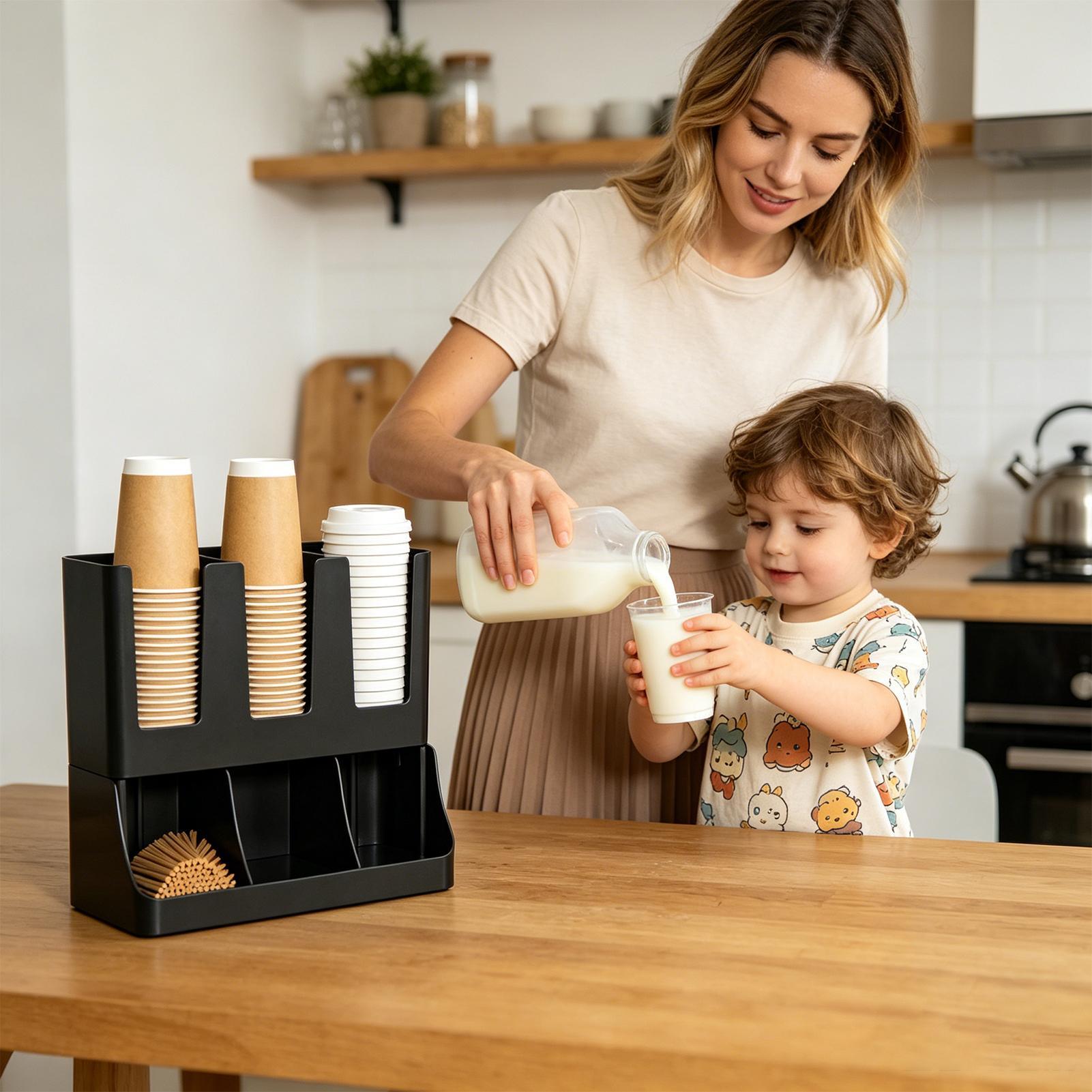 Tea Coffee Set Up - Organizer na kawę do montażu na