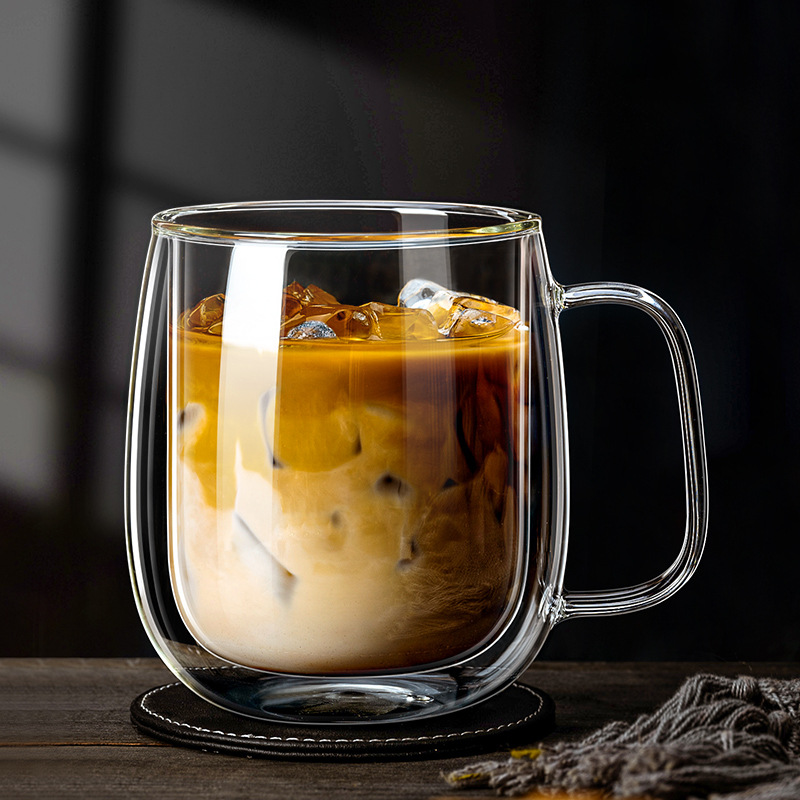 Lemon Tea Coffee - Szklanka z podwójnymi ściankami i uchwytem,