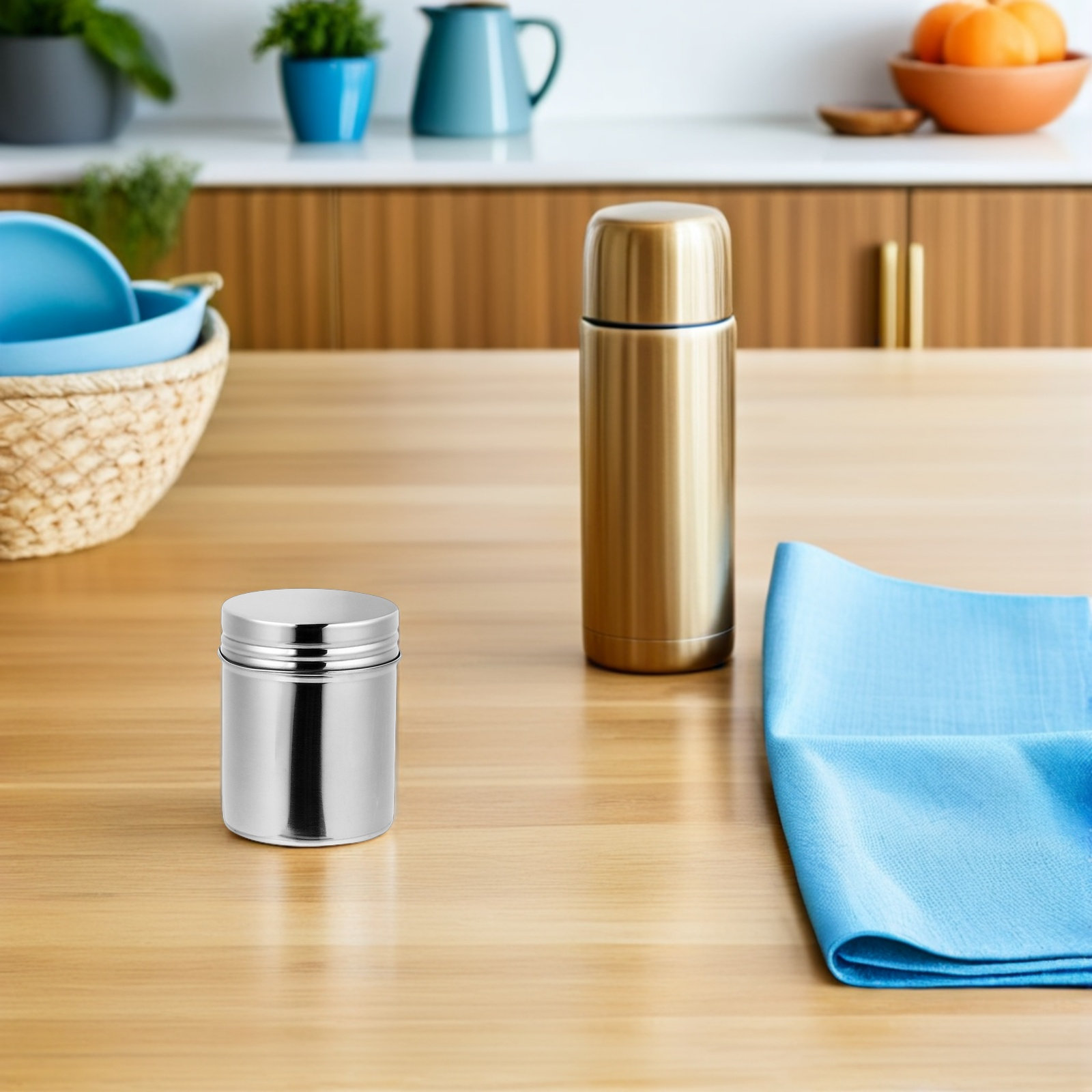 Coffee Tea Jars - 2 szt. Pojemniki ze stali nierdzewnej