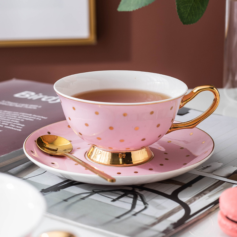 Ceramiczne różowe kubki do kaw – Coffee Tea Pictures recenzja i cena