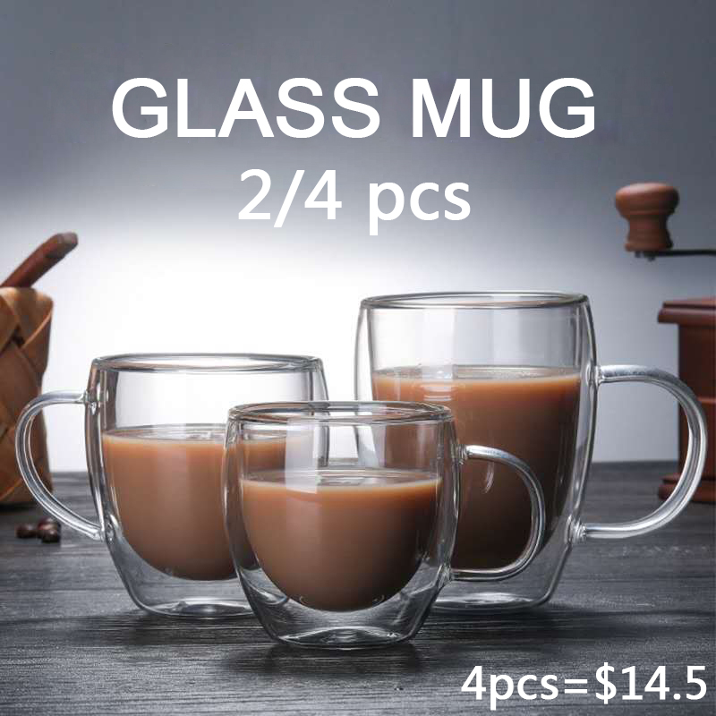 2/3/4Pcs Kubek z podwójną ścia – Lemon Tea Coffee recenzja i cena