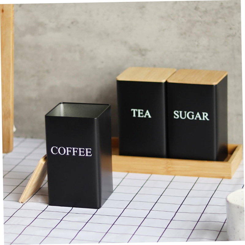 Zestaw 3 pojemników na herbatę – Coffee Tea And Sugar Canister Set recenzja i cena
