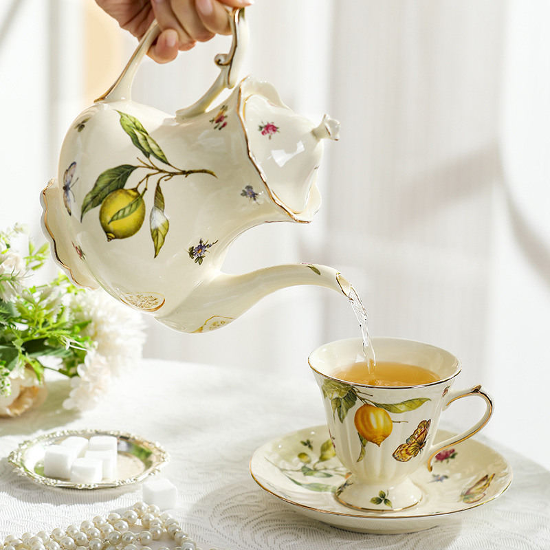 Europejski zestaw do herbaty w – Lemon Tea Coffee recenzja i cena