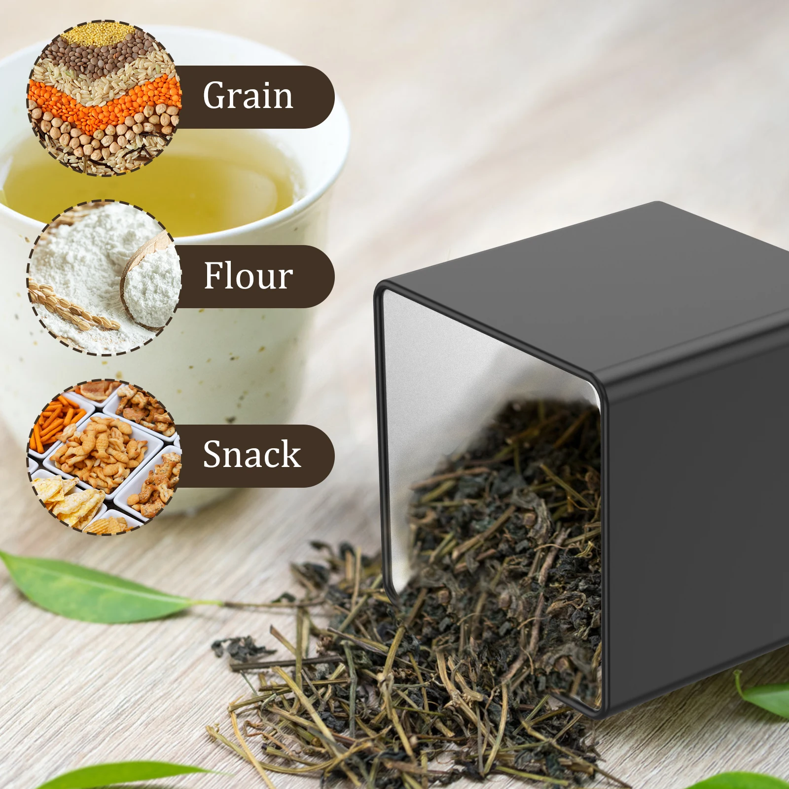 Zestaw 3 szt. pojemników na he – Coffee Tea And Sugar Canister Set recenzja i cena