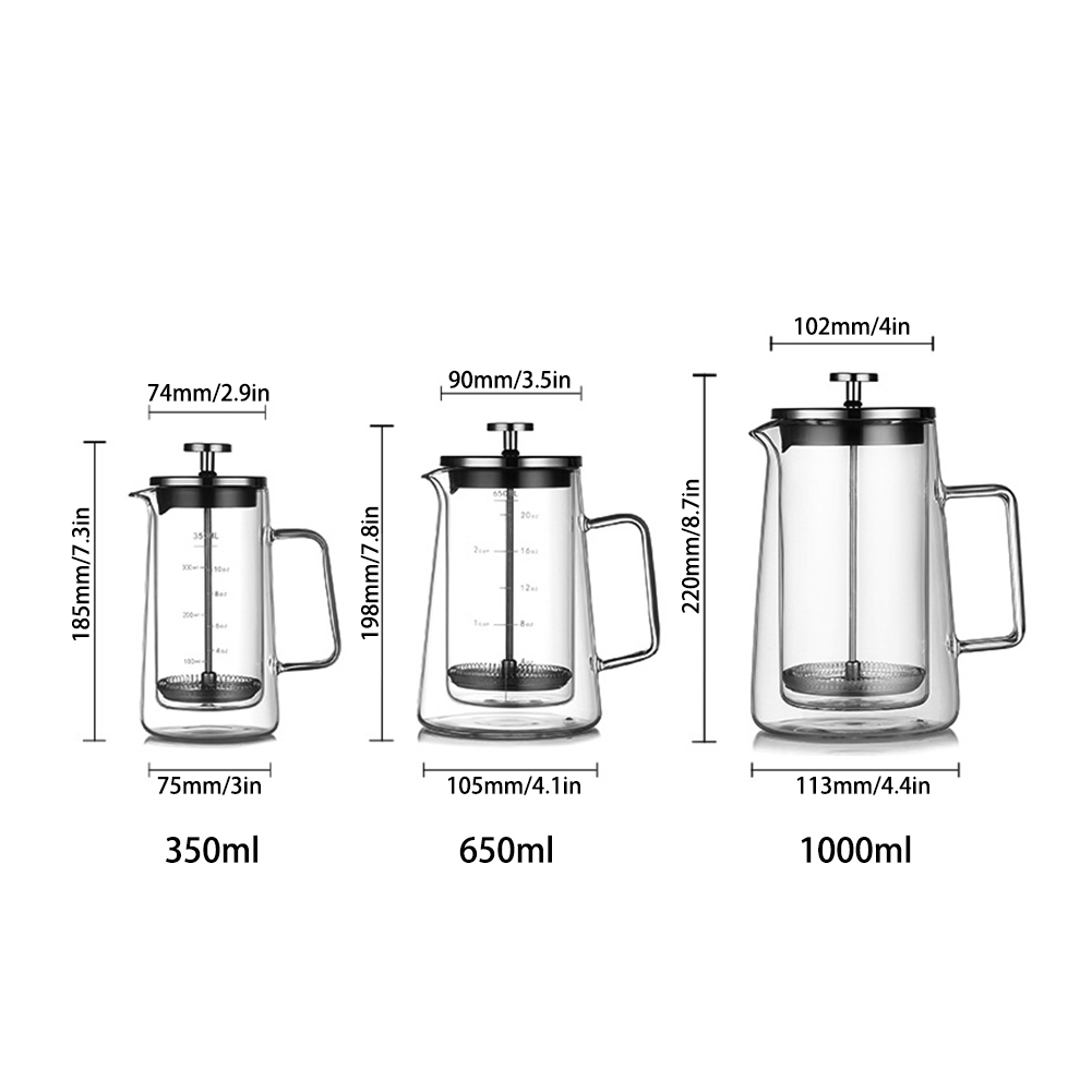 Dwuwarstwowy ekspres do kawy F – Coffee Tea Pots recenzja i cena