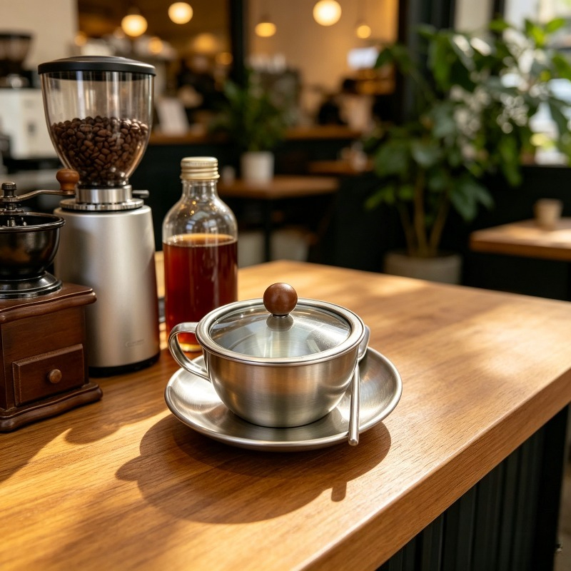 Zestaw filiżanek i spodków do  – Coffee Tea And Sugar Canister Set recenzja i cena