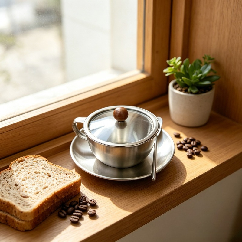 Zestaw filiżanek i spodków do  – Coffee Tea And Sugar Canister Set recenzja i cena