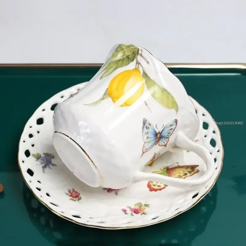 Zestaw filiżanek z podstawkami – Lemon Tea Coffee recenzja i cena