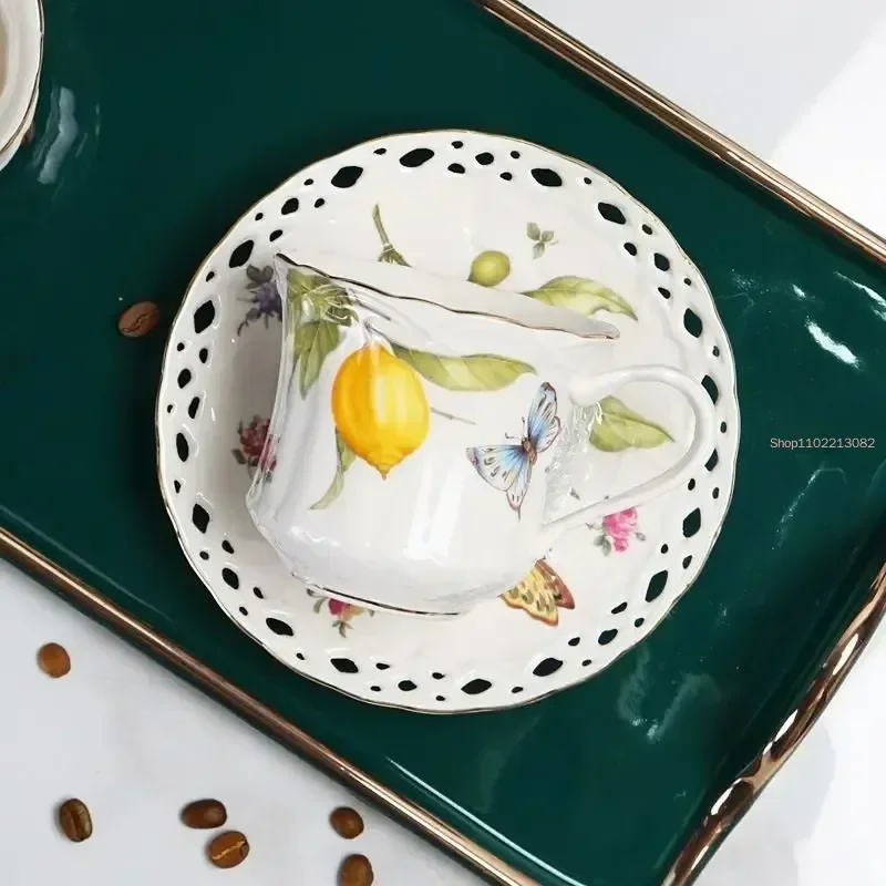 Zestaw filiżanek z podstawkami – Lemon Tea Coffee recenzja i cena