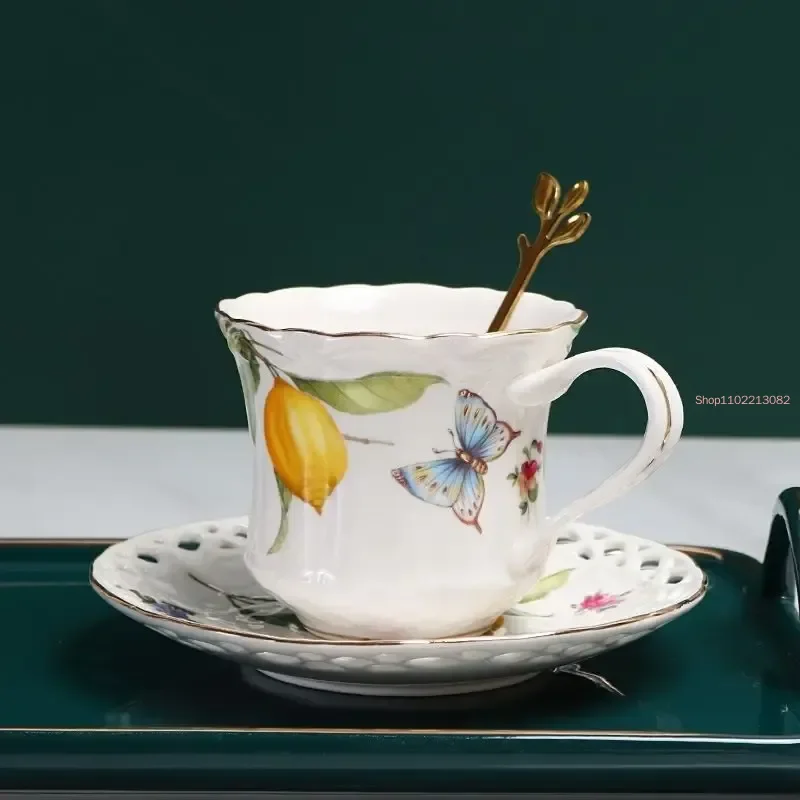 Zestaw filiżanek z podstawkami – Lemon Tea Coffee recenzja i cena