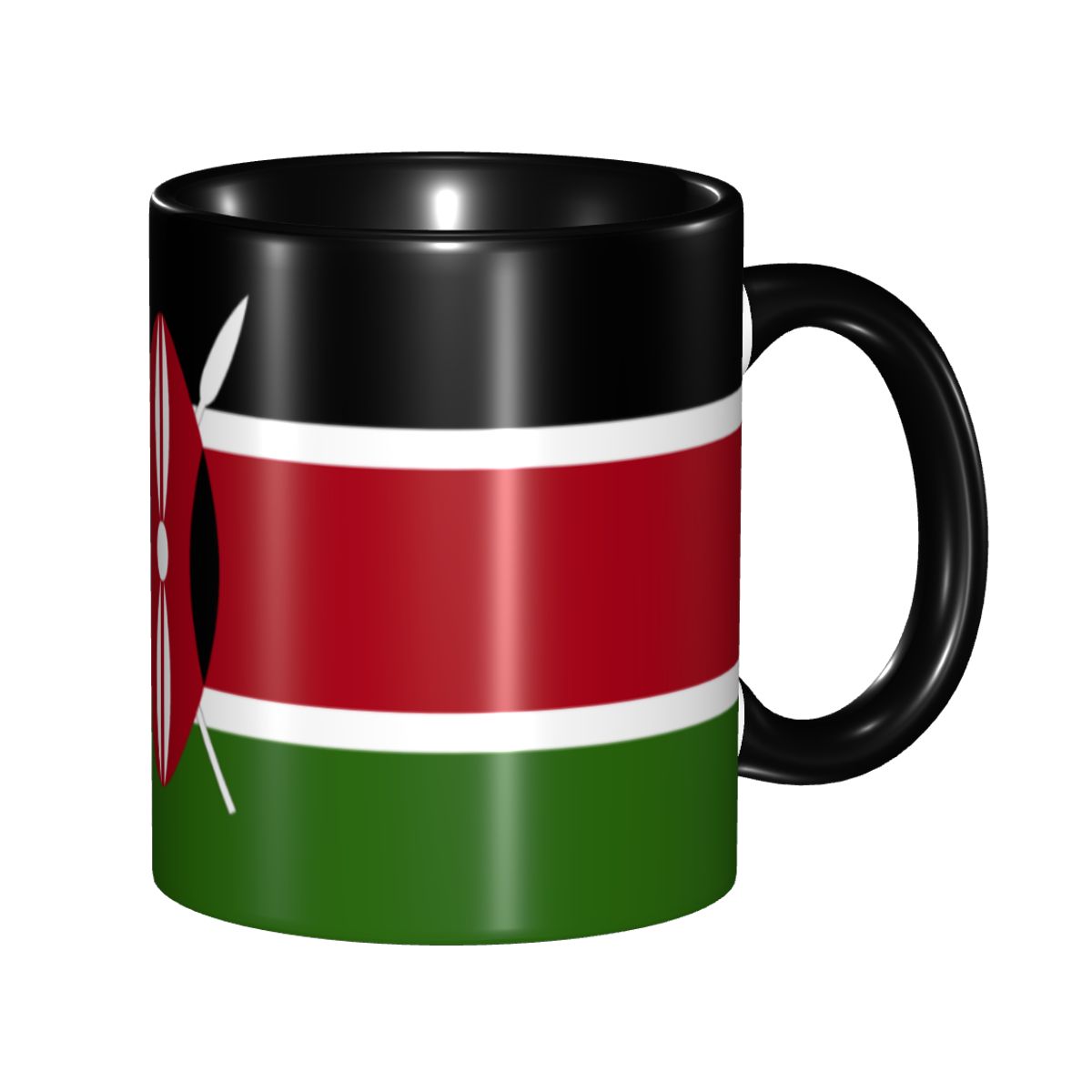 Kubek z flagą Kenii, ceramiczn – Coffee Tea Kenya recenzja i cena