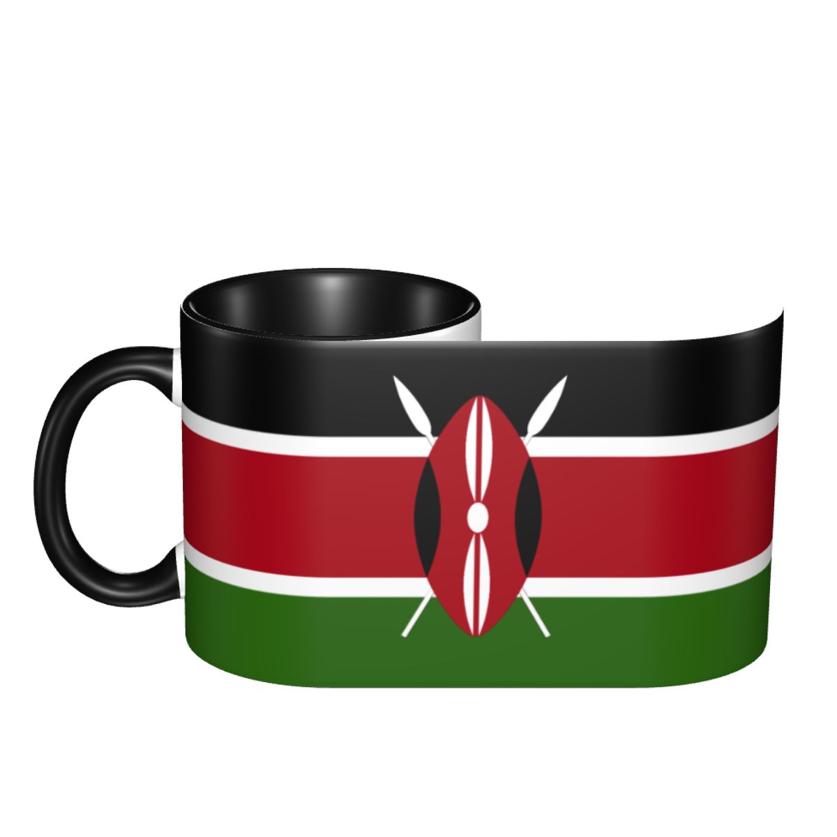 Kubek z flagą Kenii, ceramiczn – Coffee Tea Kenya recenzja i cena