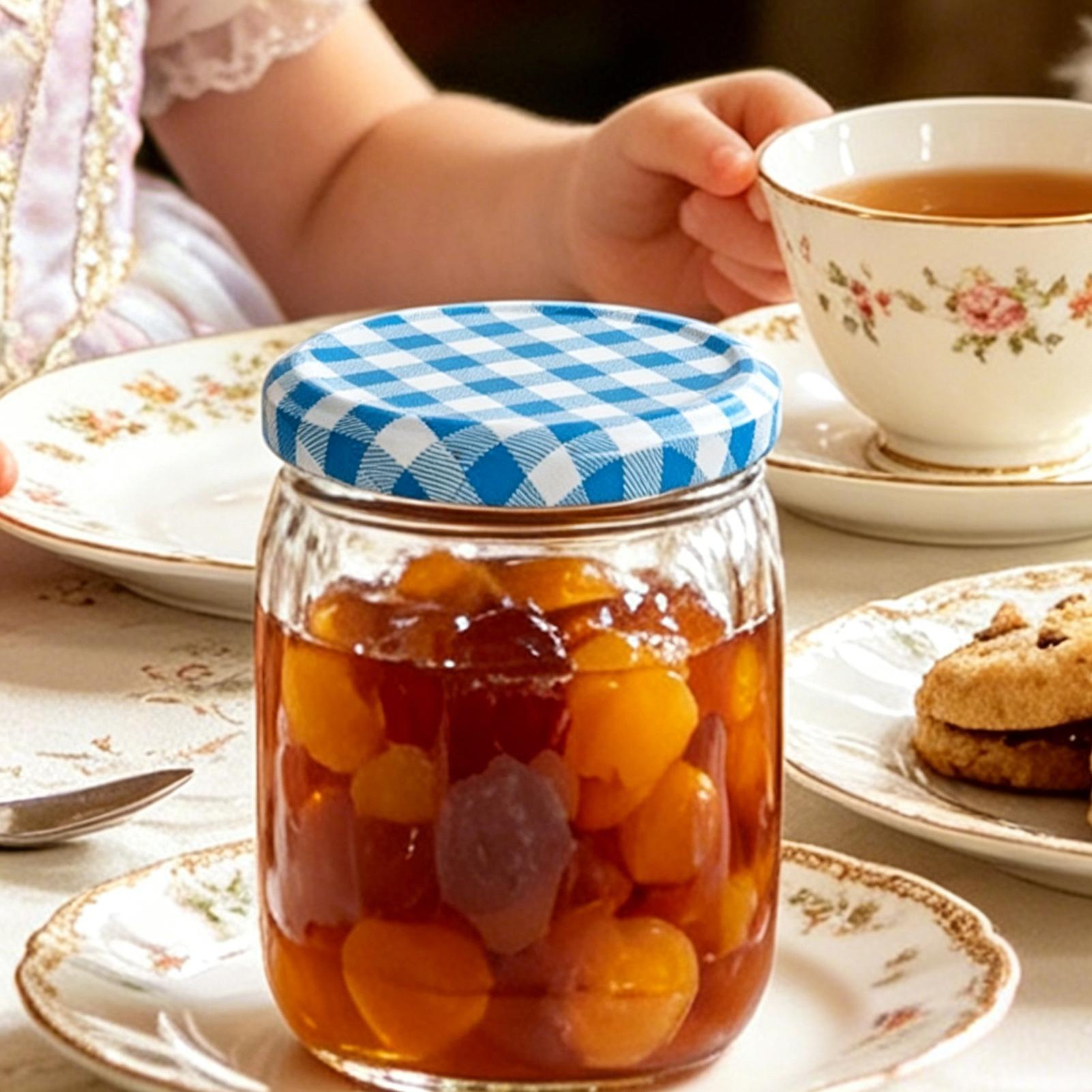 Pokrywki do konserw 50 sztuk,  – Coffee Tea Jars recenzja i cena