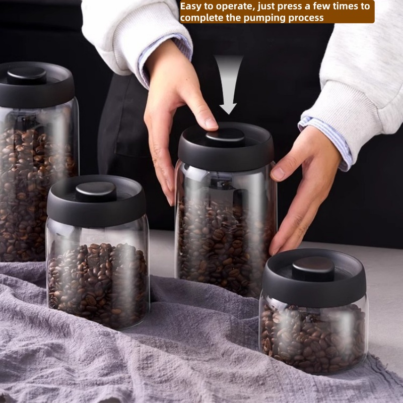 Wielokapacitacyjny czarny dzba – Coffee Tea Jars recenzja i cena