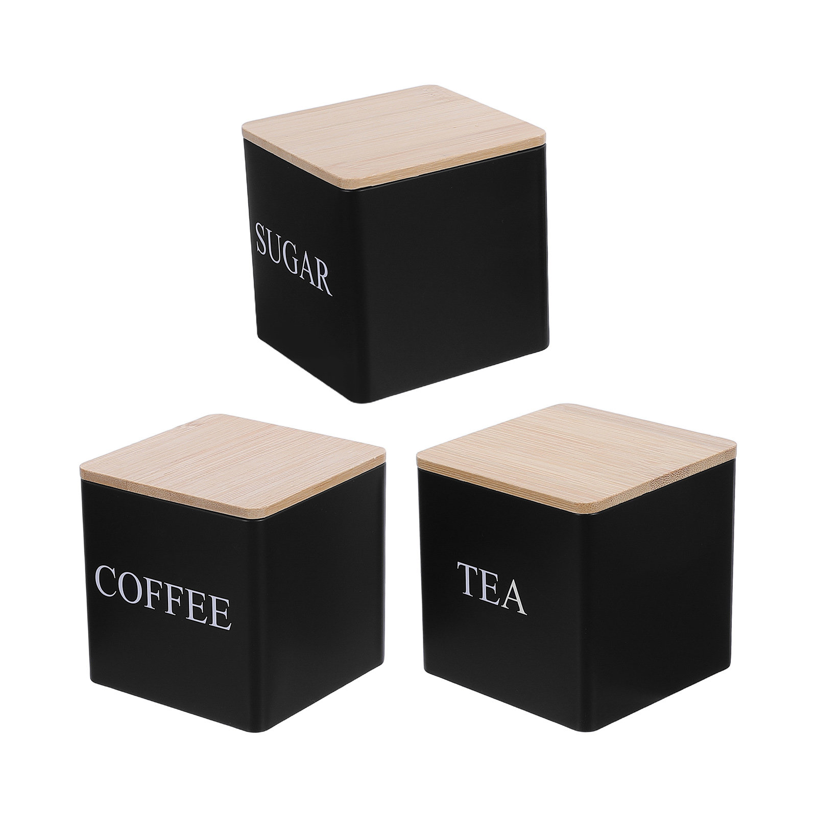 3-częściowy metalowy zestaw po – Coffee Tea And Sugar Canister Set recenzja i cena