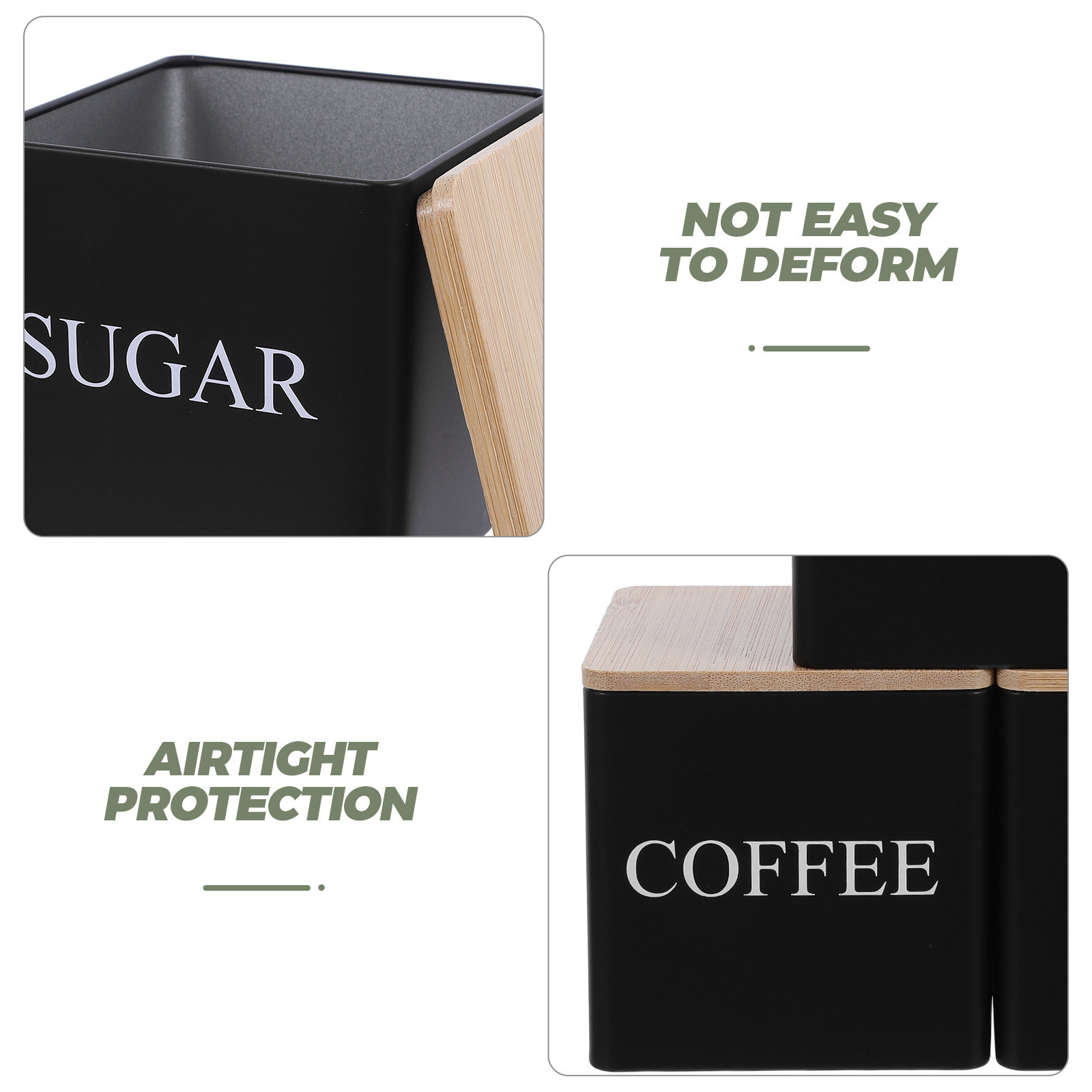 3-częściowy metalowy zestaw po – Coffee Tea And Sugar Canister Set recenzja i cena